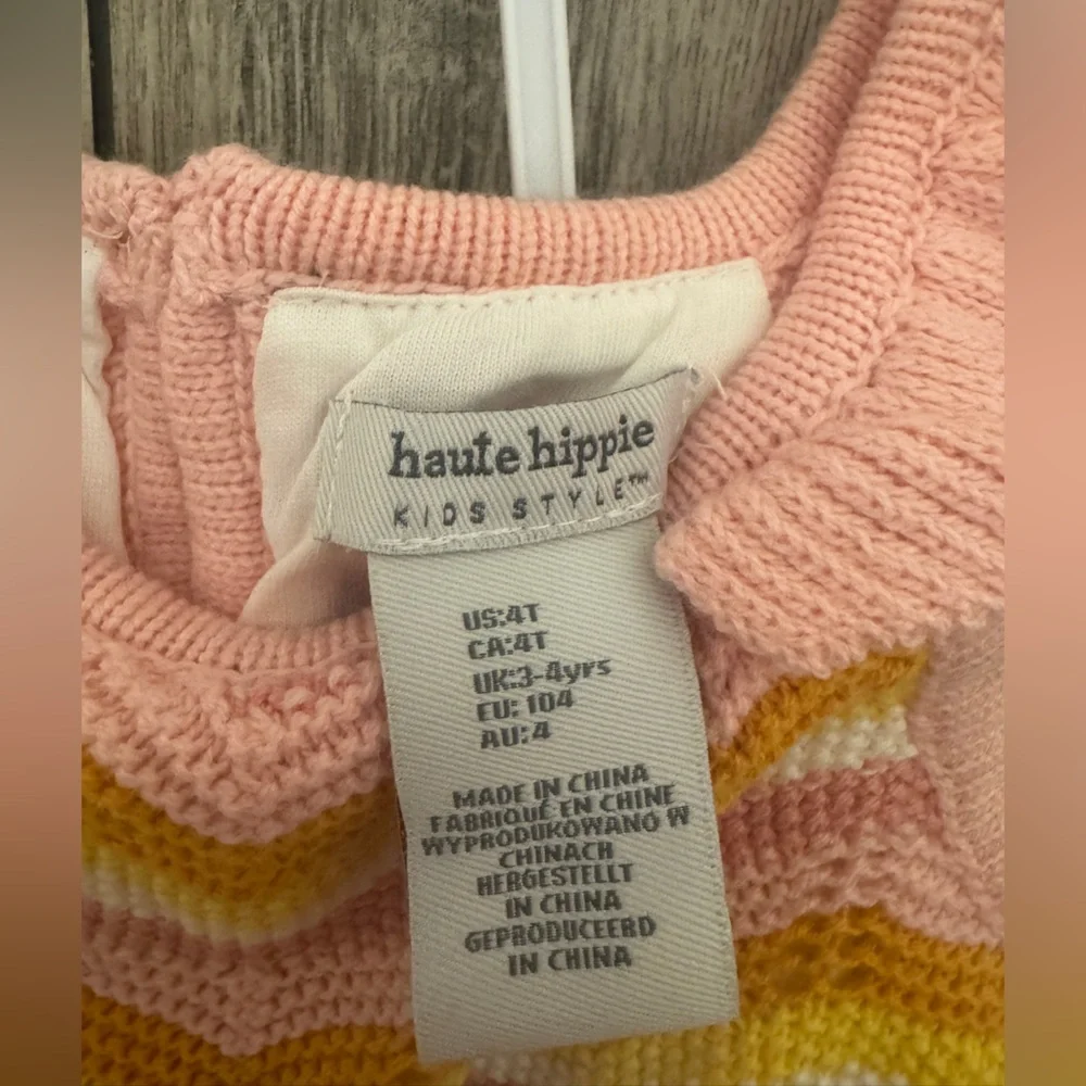 Haute Hippie Pink and Yellow Kids Matching Set